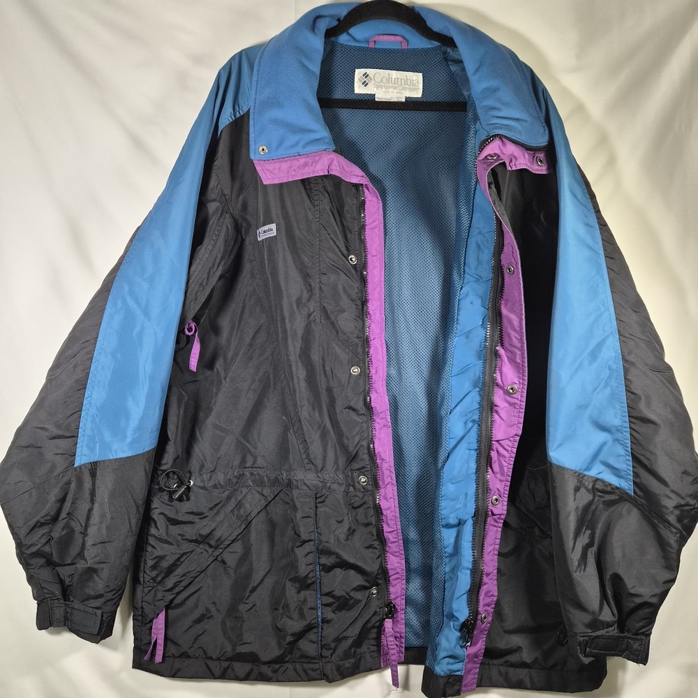Vintage 90s Columbia Sportswear Radial Sleeve 3 in 1 Jacket Mens Tall XL